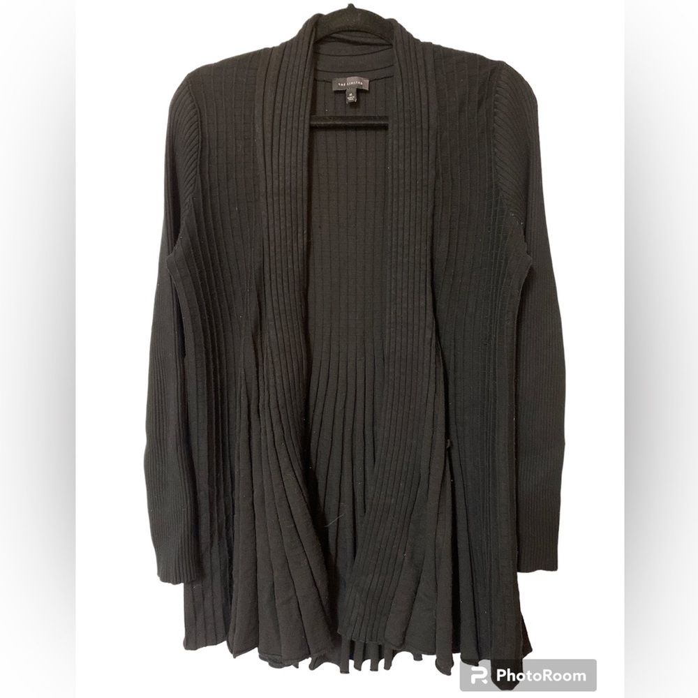 The Limited sweater wrap long sleeve ribbed Sz M   D-02